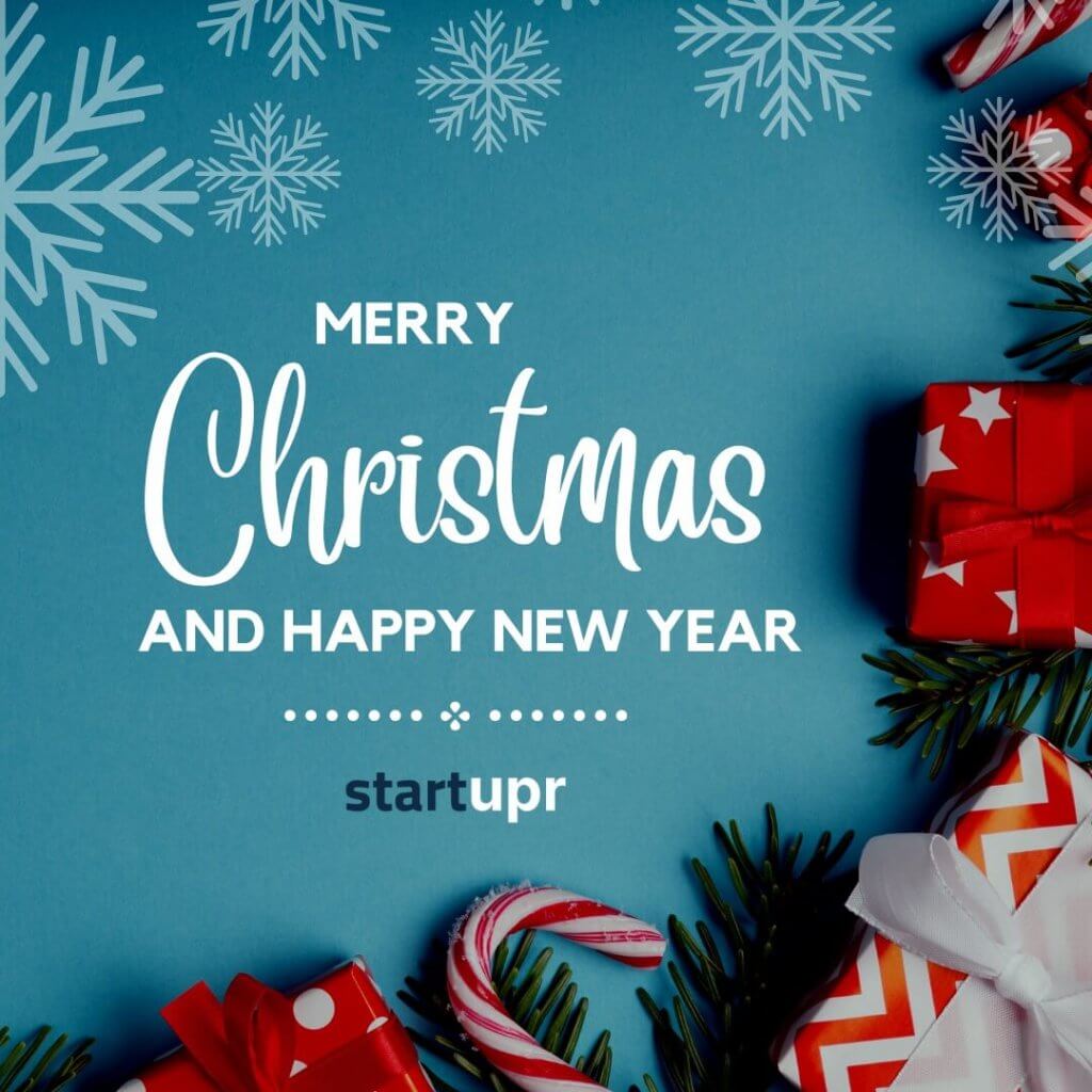 Merry Christmas and Happy New Year from Startupr