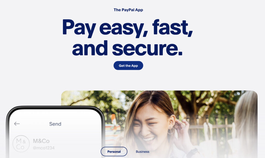 PayPal account set up